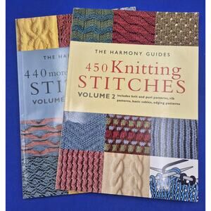 The Harmony Guides 450/440 Knitting Stitches 2 Volumes